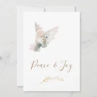 *~* Dove Corporate Business Joy Peace Holiday Card