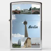 Berlin Architecture Photo Collage Zippo Lighter