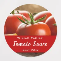 Tomato Sauce Canning Homemade Preserves  Labels