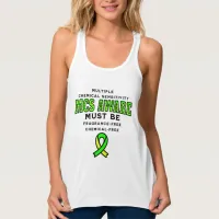 Multiple Chemical Sensitivity MCS Awareness  Tank Top