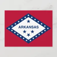 Arkansas State Flag Postcard