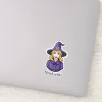 Blond Witch Sticker