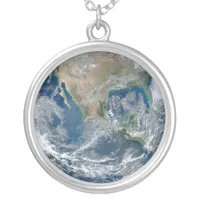 Full Earth 2012 Silver Plated Necklace