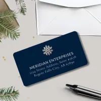 Elegant Snowflake Address Labels