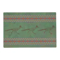 Southwest Roadrunner Sagebrush Green Placemat