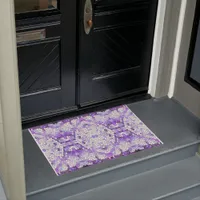 Purple tiles - mosaic, greek style,    doormat