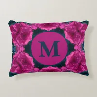 Pretty Pink Petunia Kaleidoscope Accent Pillow