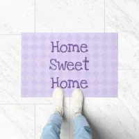 Home Sweet Home | Geometric Diamond Pattern Doormat