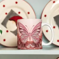 Sip with Style: 3D Butterfly Coffee Mug