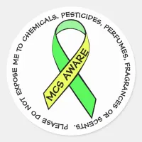 Multiple Chemical Sensitivity Disorder Stickers