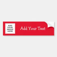 Custom Bumper Stickers, add logo, picture and text Bumper Sticker