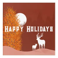 Happy Holidays - Acrylic Wall Art