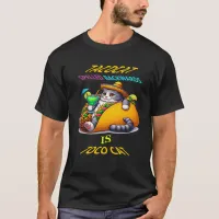 Whiskered Gastronomy: Taco and Sip T-Shirt