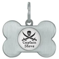 Captain Steve Pet Name Tag