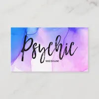 *~* Watercolor Psychic Medium Reader Metaphysical Business Card