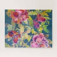 Puzzle - Painted Hibiscus Flowers