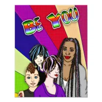 Be You | Diverse People | Pop Art   Photo Print