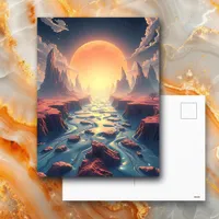 Surreal Ethereal Landscape | Magical World Postcard