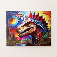 Childrens Colorful Dinosaur Jigsaw Puzzle