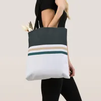 Trendy modern minimalist striped Stripes Tote Bag