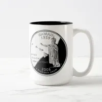 Faux Hawaii State Quarter Two-Tone Coffee Mug