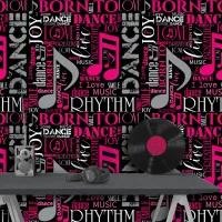 Born to Dance Pink ID277 Wallpaper