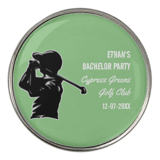 Golf Bachelor Party - Golfing trip Classic Stylish Golf Ball Marker