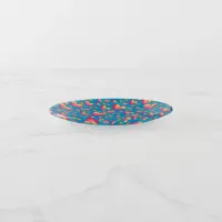 Multicolored Watercolor Hearts Trinket Tray