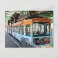 Wuppertal Floating Train / Wuppertaler Schwebebahn Postcard