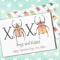 Bugs and Kisses XOXO Valentine's Day Invitation