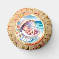 Coastal Seaside Girl's Baby Shower Ocean Themed  Reese's Peanut Butter Cups