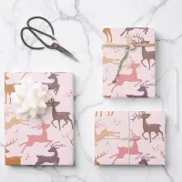 Majestic Moments: Enchanting Deer and Fawn Wrapping Paper Sheets