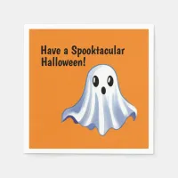 Cute Halloween Ghost Paper Napkins