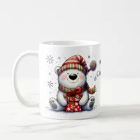 Cute Polar Bear Merry Christmas Coffee Mug