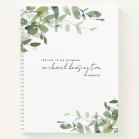 Letters to Husband in Heaven Grief Journal