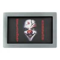 Replacement Surgeon - Evil Clown Rectangular Belt Buckle