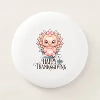 Cute Thanksgiving Turkey Wham-O Frisbee