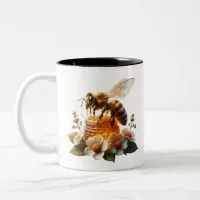 Bee My Honey | Sweet Romantic Gift Two-Tone Coffee Mug