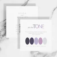 Set the Tone Lilac & Lavender Color Palette ID983 Enclosure Card