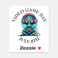 Video Game Day | July 8th Sticker