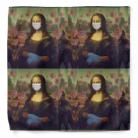 Mona Lisa Coronavirus Virus Protective Gear, ZFBP Bandana