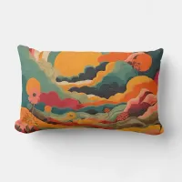 CMH Boho Retro Sun Throw Pillow