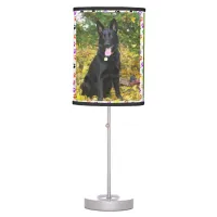 German Shepherd, Autumn and Toys & Paw Prints, ZKA Table Lamp