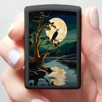 Eagle's Golden Moon Reflection Zippo Lighter