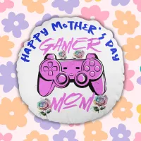 Gamer Mom Happy Mother's Day | Round Pillow