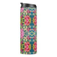 Thermal Tumbler - Floral Kaleidoscope