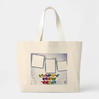 Happy New Year's Add Your Photos Tote Bag