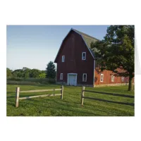 Red Barn with Fence