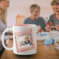 Knitwear Frame Love you Grandma 2-Photo Coffee Mug