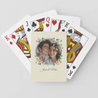 Romantic Ivy and Butterflies Poker Cards